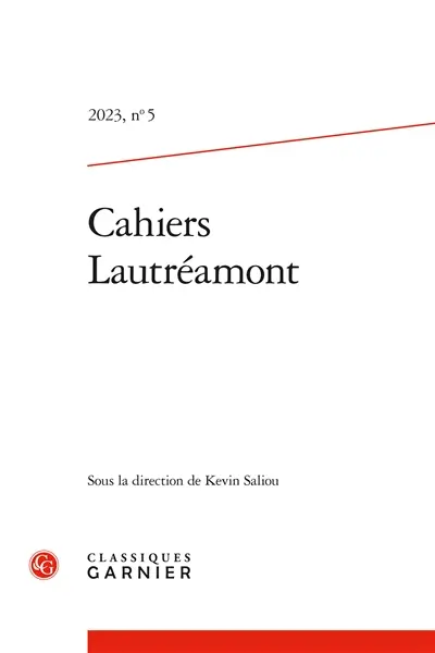 Cahiers Lautréamont : nouvelle série, n° 5
