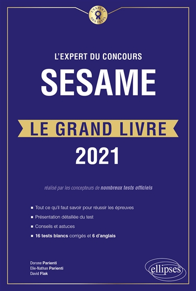 L'expert du concours Sésame : le grand livre : 2021
