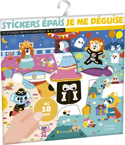 Stickers épais : Je me déguise !