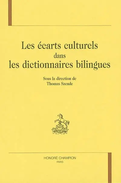 Les écarts culturels dans les dictionnaires bilingues