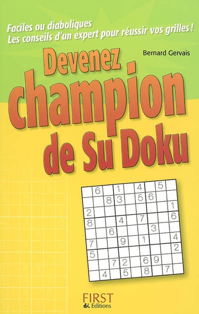 I Tout le monde vous qualifie de matheux! Livre Sudoku facile