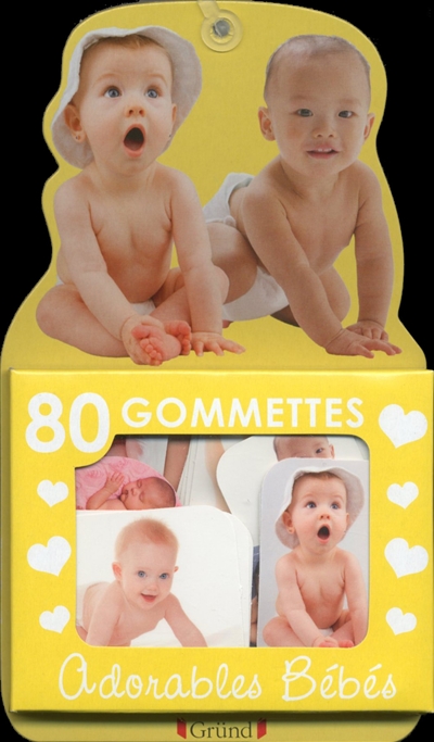 80 gommettes adorables bébés