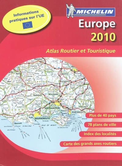 Europe 2010 : atlas routier...