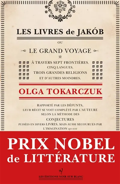 Les livres de Jakob - Olga Tokarczuk
