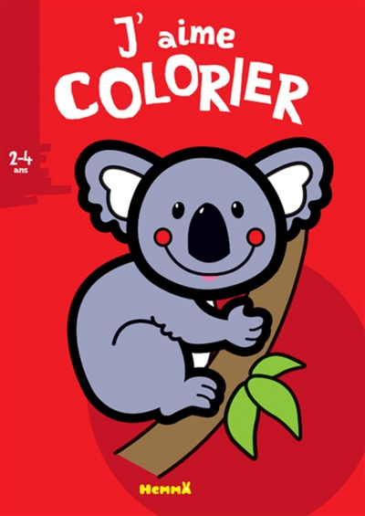 J'aime colorier, 2-4 ans : koala