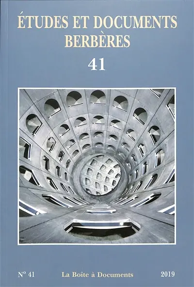 Etudes et documents berbères, n° 41. Volume de mélanges