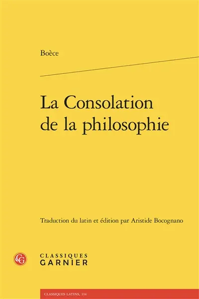 La consolation de la philosophie