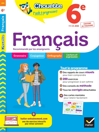 Français 6e, 11-12 ans : conforme au programme