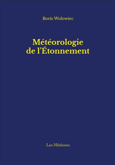 Météorologie de l'étonnement