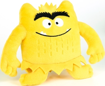 La couleur des émotions : mini peluche monstre jaune