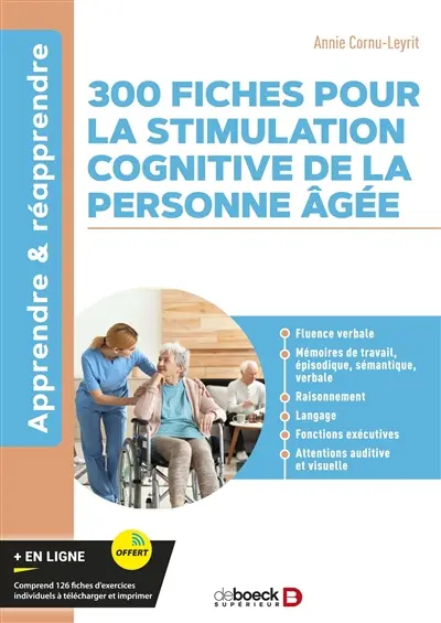 300 fiches pour la stimulation cognitive de la personne âgée