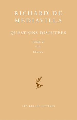 Questions disputées. Vol. 6. Questions 38-45 : l'homme