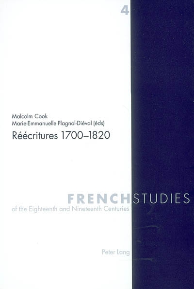 Réécritures, 1700-1820