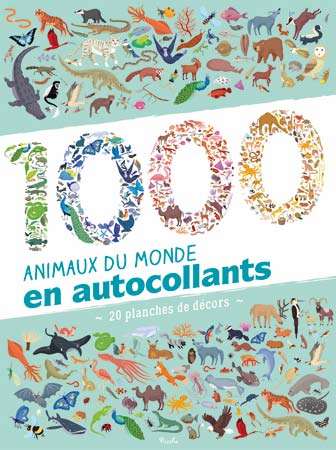 1.000 animaux du monde en autocollants