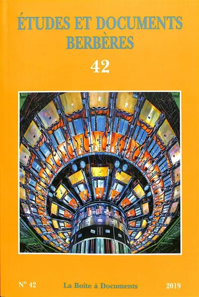 Etudes et documents berbères, n° 42. Volume de mélanges