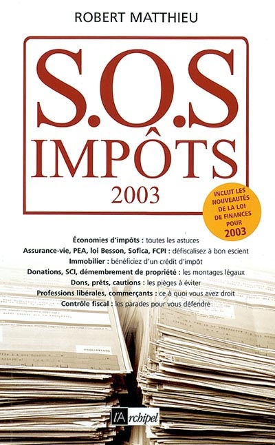 SOS impôts 2003