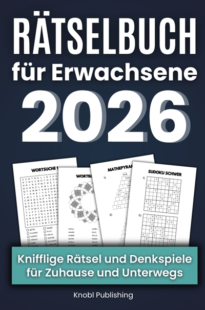 Rätselbuch für Erwachsene...