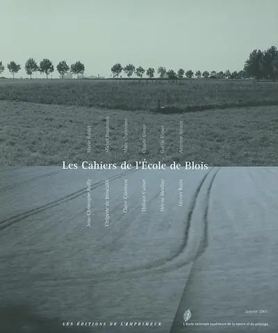 Cahiers de l'Ecole de Blois (Les), n° 1
