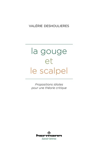 La gouge et le scalpel : oscillations pendulaires entre l'art et la science