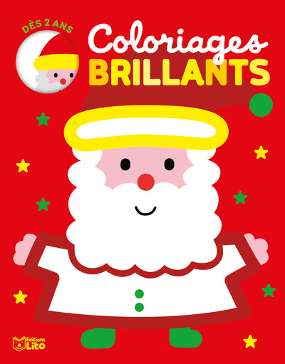 Père Noël : coloriages brillants