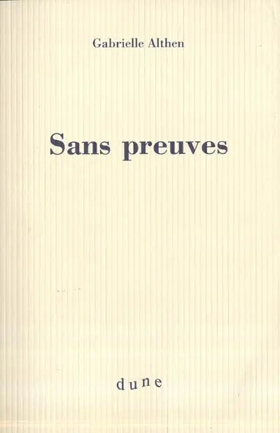 Sans preuves