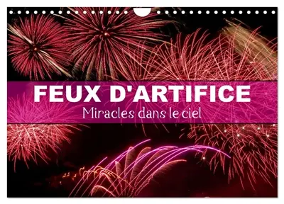 Feux d'Artifice : Miracles dans le ciel (Calendrier mural 2026 DIN A4 vertical), CALVENDO calendrier mensuel : Avec les feux d'artifice, chaque instant devient magique