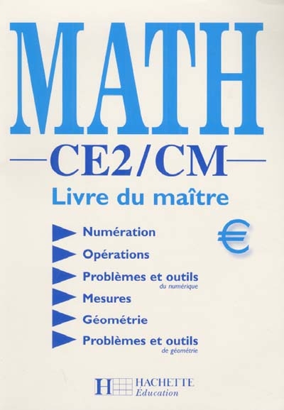 Math CE2-CM : livre du maître
