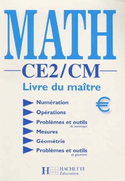 Math CE2-CM : livre du maître