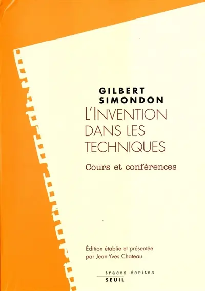 L'invention dans les techniques : cours et conférences