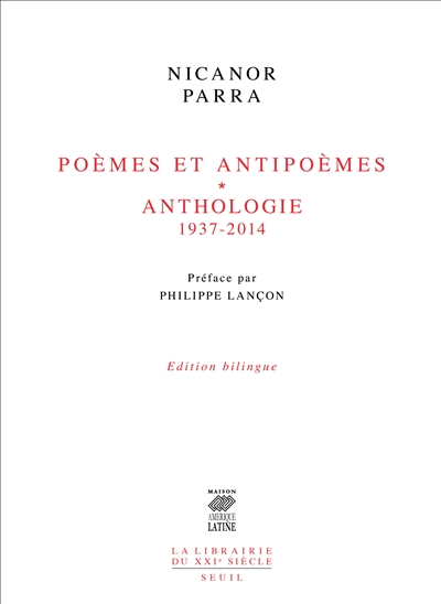 Poèmes et antipoèmes (1937-1954). Anthologie (1952-2014)