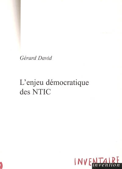 L'enjeu démocratique des NTIC