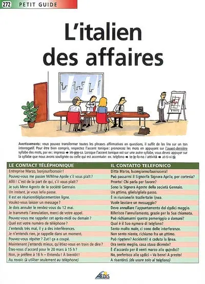 L'italien des affaires