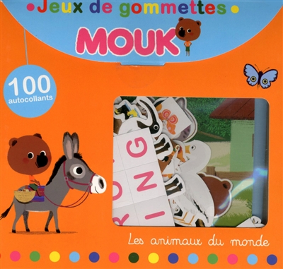 Mouk, les animaux du monde : jeux de gommettes