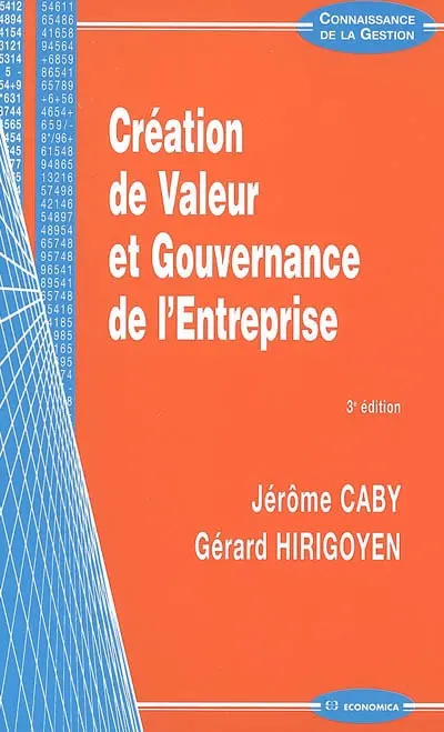 Création de valeur et gouvernance de l'entreprise