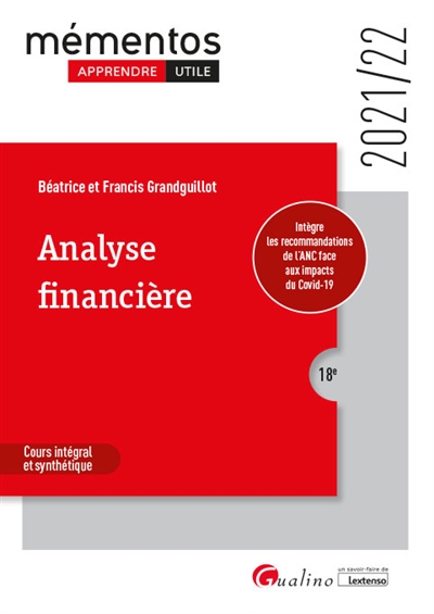 Analyse financière : cours intégral et synthétique : 2021-2022