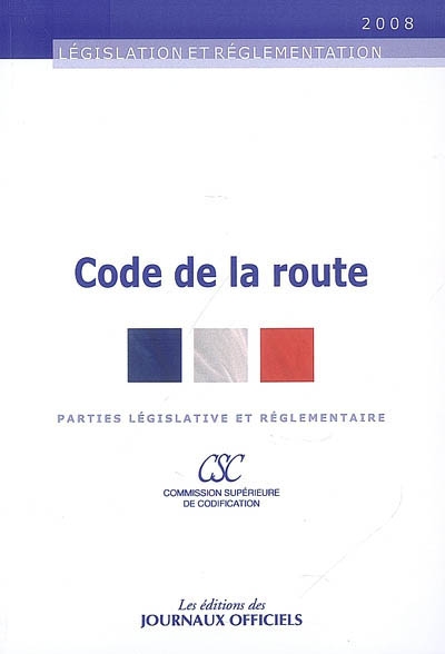 Code de la route : parties législative et réglementaire