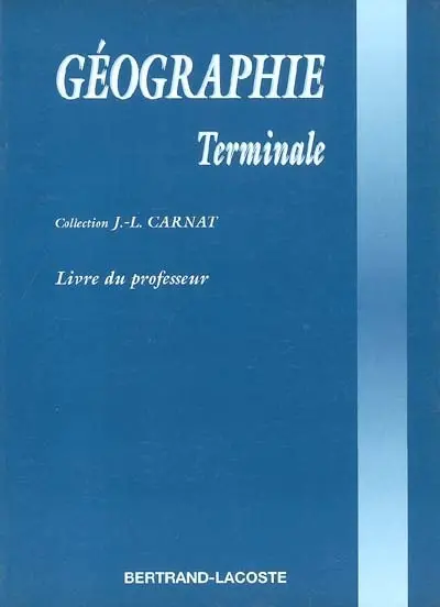 L'espace mondial, géographie terminales L, ES, S : livre du professeur