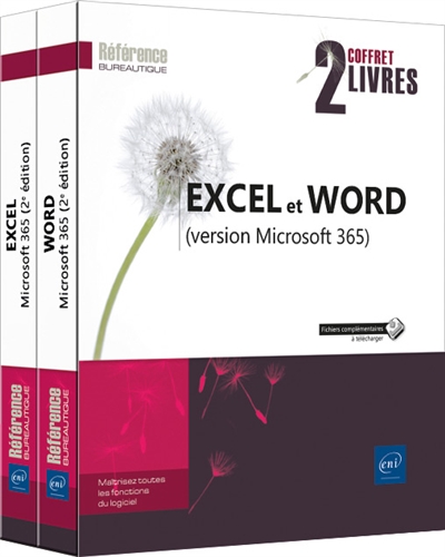 Excel et Word (version Microsoft 365) : coffret 2 livres