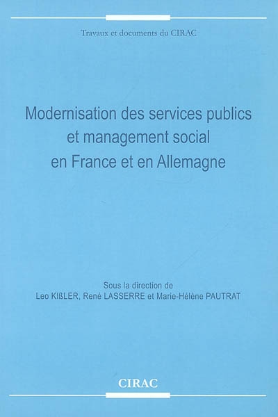 Modernisation des services publics et management social en France et en Allemagne