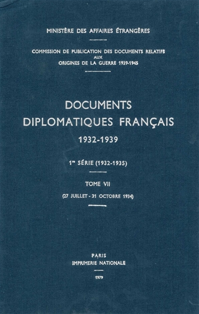 Documents diplomatiques...