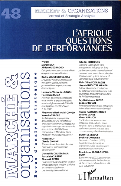 Marché & organisations, n°...
