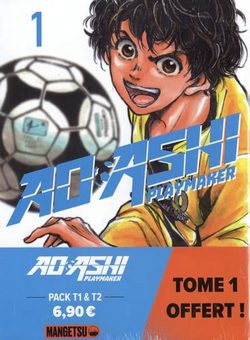 Pack Ao Ashi playmaker : tomes 1 et 2, tome 1 offert !
