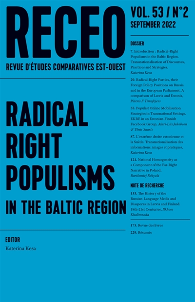 Revue d'études comparatives...