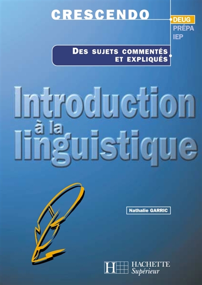 Introduction à la linguistique : DEUG