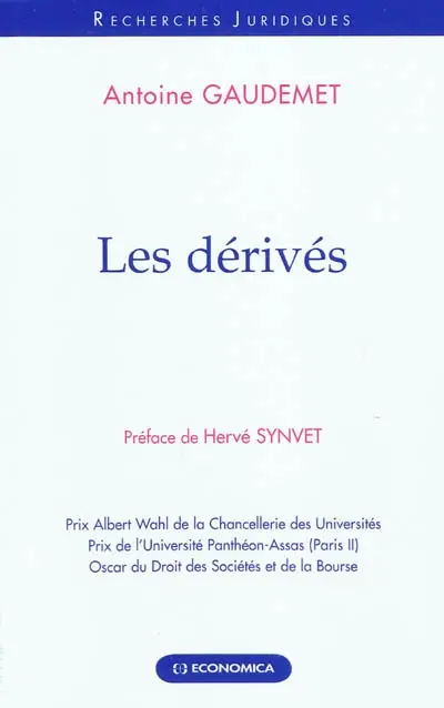 Les dérivés : aspects juridiques