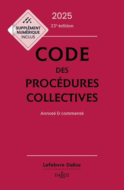 Code des procédures...