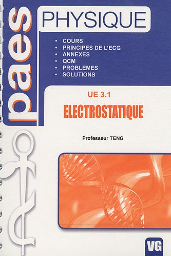 Physique : électrostatique, UE3.1