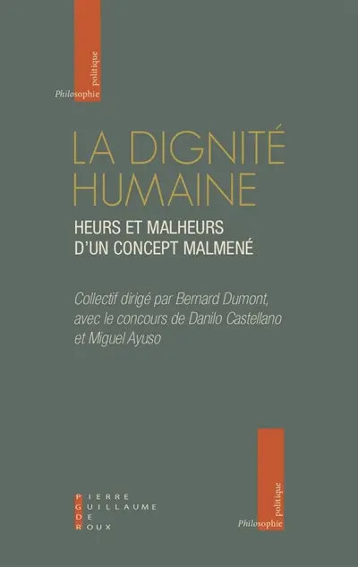 La dignité humaine : heurs et malheurs d'un concept malmené