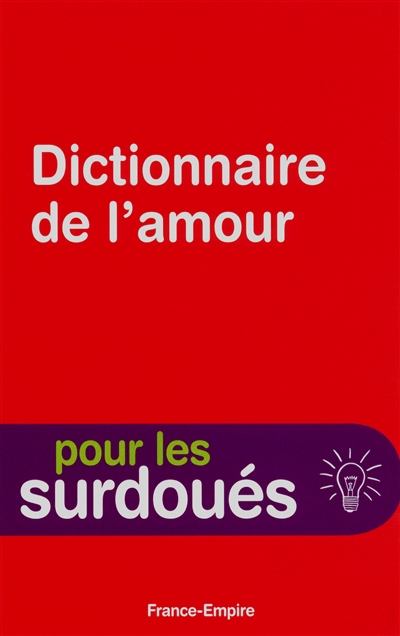 Dictionnaire de l'amour