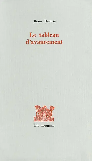 Le Tableau d'avancement